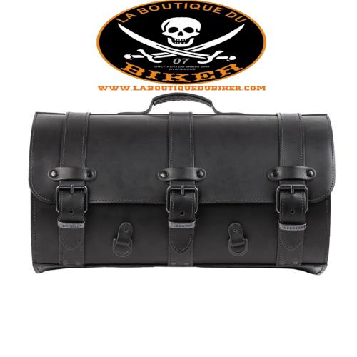 ROULEAU POUR SISSI-BAR 37 Litres CLASSIC CUIR...LMOT2-1003 Ledrie motorcycle suitcase "large" leather black with buckles W = 49.5cm D= 29.5cm H= 26.5cm 37 liters (1 piece)
