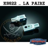 ADAPTATEUR PASSAGER POUR CALE PIED KURYAKYN SUZUKI 1300 HAYABUSA...K8822...LA BOUTIQUE DU BIKER