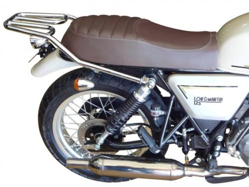 PORTE PAQUET AJS MOTORCYCLES Cadwell / Tempest 125...SP1565 CHROME...SPAAN LA BOUTIQUE DU BIKER