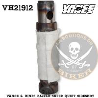 POTS HARLEY FXS/FLS/FLST 2000-2011 VANCE & HINES SYSTEM SHORT SHOTS STAGGERED BLACK...VH47221