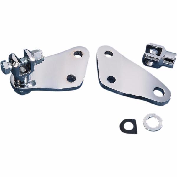 KIT DE MONTAGE CALE-PIEDS AR CHROME HD SPORTSTER 1985-1986...DRAG SPECIALTIES PASS F-PEG MT W/CLEVIS-86 DS253484 / 361548-BX-LB1