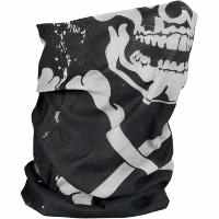 MASQUE de TYPE TUBE TISSU...PE25020076 ZAN HEADGEAR MOTLEY TUBE LINED SKULL-X 25020076 / TF227...LA BOUTIQUE DU BIKER