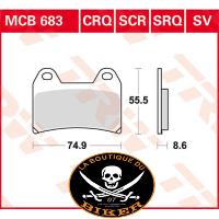 PLAQUETTES DE FREIN BMW AVANT...MCB683SV BRAKE PAD SV SINTER PERFORMANCE STREET