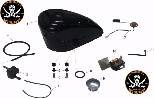 RESERVOIR BOBBER 125/350...N°06 ENTRETOISE