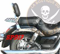 SISSI-BAR KAWASAKI VN1700 VN CLASSIC...HAUTEUR 35cm AVEC PORTE PAQUET...SP917 CHROME  #LABOUTIQUEDUBIKER