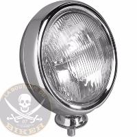 PHARE 115mm ADDITIONNEL CHROME PLAT 30W...PE20010944 EMGO HEADLIGHT 4.5" E-MARK CHR 20010944 / 66-84171...LA BOUTIQUE DU BIKER