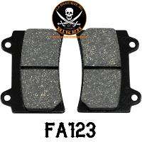 PLAQUETTES DE FREIN YAMAHA ROYAL STAR AVANT/ARRIERRE...FA123 EBC BRAKE PAD FA SER ORGANIC