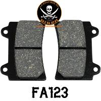 PLAQUETTES DE FREIN YAMAHA ROYAL STAR AVANT/ARRIERRE...FA123 EBC BRAKE PAD FA SER ORGANIC