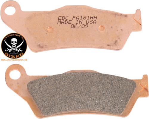 PLAQUETTES DE FREIN BMW...EBC BRAKE PAD SINTERED HH 17210939 / FA181HH