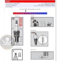 BOUGIE POUR INDIAN CHIEF 2009-2013..RN12YC L'UNITé...CHAMPION S-PLUG RN12YC RN12YC / CCH404