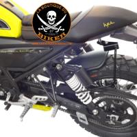 SUPPORT SACOCHE MONDIAL HPS125 / PAGANI 125...SP1610-NeIz GAUCHE NOIR...LA BOUTIQUE DU BIKER