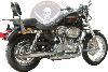 SISSI-BAR HD SPORTSTER APRES 2004...35cm SANS PORTE PAQUET CHROME...SP667...LA BOUTIQUE DU BIKER