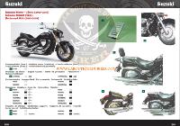 SISSI-BAR SUZUKI M800 INTRUDER DEPUIS 2010...HAUTEUR 50cm SANS PORTE PAQUET...SP838CHNE NOIR  LA BOUTIQUE DU BIKER