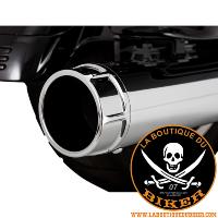 POTS HARLEY TOURING A PARTIR 2017 VANCE & HINES EXHAUST NEW TORQUER 450 CHROME...VH16674