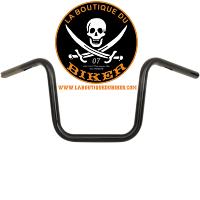 GUIDON EN 25 HARLEY HAUTEUR 25CM APEHANGER NOIR...PE06014192 DRAG SPECIALTIES HANDLEBAR 1" NARROW GL 06014192 / 0601-4192