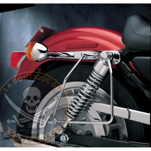 SUPPORTS SACOCHES HARLEY SPORTSTER 1982-1993...OEM #90799-86 DRAG SPECIALTIES SBAG SUPPORTS 82-93 XL DS110852 / 77-0032