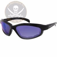 LUNETTE DE CASQUE BOBSTER FAT BOY AVENTURE NOIR VERRES MIROIR LUNETTES FUMÉE CYAN...PE26100939