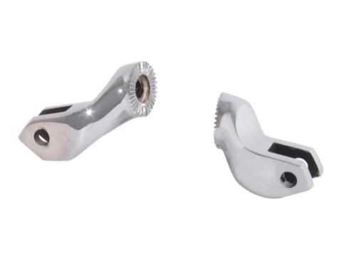 ADAPTATEUR POUR MARCHE-PIEDS AVANT YAMAHA XV 750 / 1000 / 1100 VIRAGO...H732-137A Floorboard Bracket Set for rider for Yamaha XV 750 - 1100 Virago