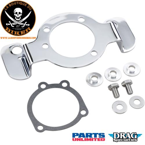 SUPPORT POUR FILTRE A AIR HD SPORTSTER 1988-2006...DRAG SPECIALTIES A.C.BRKT 88-06 XL DS289062 / 120046