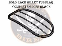PORTE PAQUET HONDA VT750 C4+C5+C6 SHADOW / VT750 DC SPIRIT 2007 SOLO RACK TUBULAR COMPLETE NOIR...H661-0181BK