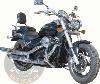 SISSI-BAR SUZUKI VL800 VOLUSIA / C800 B INTRUDER / M800 INTRUDER JUSQUA 2005-2010...HAUTEUR 50cm AVEC PORTE PAQUET...SP448CHNE NOIR  #LABOUTIQUEDUBIKER