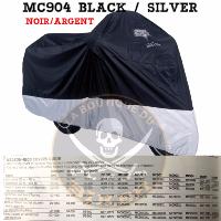 HOUSE XL NELSON-RIGG BLACK/SILVER...MC904XL NELSON RIGG DLX M/C CVR BK/SLVR-XLG MC904XL / MC-904-04-XL...LA BOUTIQUE DU BIKER