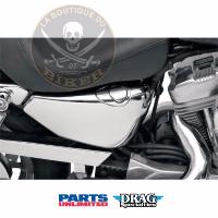 CACHE LATERAL CHROME DROIT HARLEY SPORTSTER 2004-2013...PE05200404 DRAG SPECIALTIES SIDE COVER RIGHT CHROME #LABOUTIQUEDUBIKER