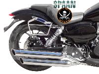SUPPORTS SACOCHES AJS MOTORCYCLES Highway Star 125...KLICKFIX...SP1609 CHROME SPAAN LA BOUTIQUE DU BIKER