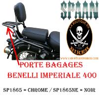Porte Bagages BENELLI Imperiale 400...SP1865 CHROME...LA BOUTIQUE DU BIKER
