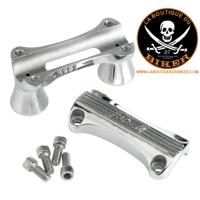 RISERS 05.10cm BILTWELL 51 MM THUNDER RISER ACIER BRUT POLISHED...BILTWELL RISERS THUNDER 2" POL 06020569 / 6402-302-02