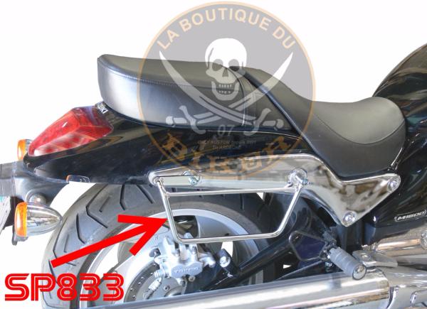 SUPPORTS SACOCHES SUZUKI M1500 INTRUDER / M90...KLICKFIX...SP833 SPAAN LA BOUTIQUE DU BIKER