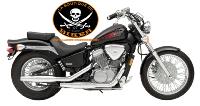 SISSI-BAR HONDA VT 600 SHADOW 1989-2007 HAUTEUR 50cm SANS PORTE PAQUET...SP771CHNE NOIR  #LABOUTIQUEDUBIKER