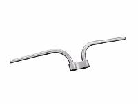 GUIDON YAMAHA en 25/32 ROUND REGLABLE CINTRE CHROME...H55-581 Highway Hawk Handlebar "Adjustable Round" 950 mm wide 220 mm high for Honda, Suzuki und Yamaha chrome TÜV