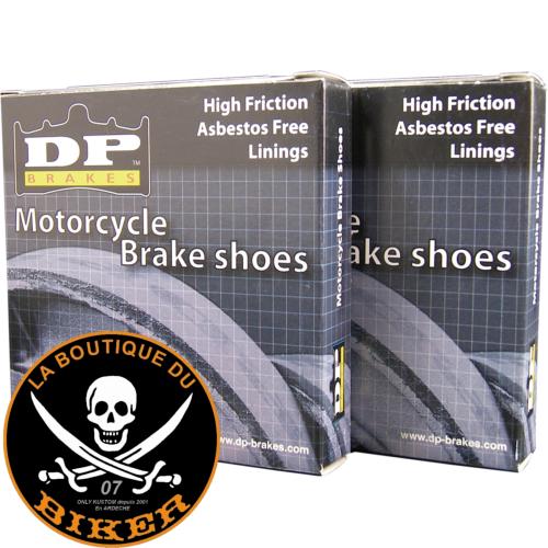 MACHOIRE DE FREIN POUR SUZUKI GZ 125/250 MARAUDER...DP9112 DP BRAKES BRAKE SHOE, MX FRT/REAR...LA BOUTIQUE DU BIKER