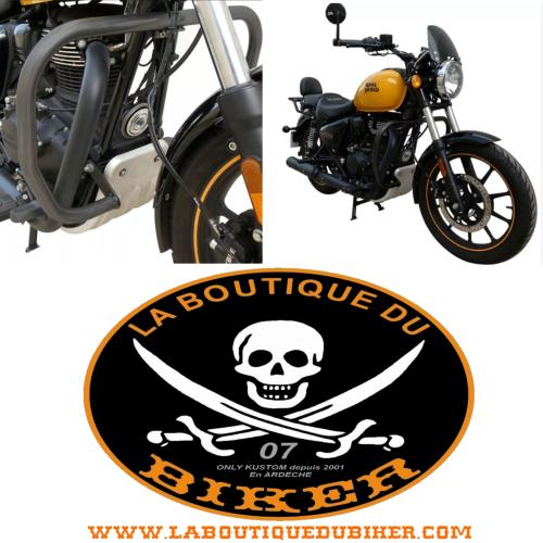 BARRE de PROTECTION MOTEUR ROYAL ENFIELD METEOR 350 / CLASSIC 350...SP1773NE NOIR SPAAN-LABOUTIQUEDUBIKER