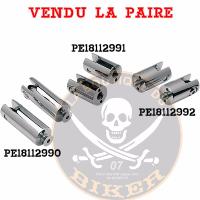 ADAPTATEUR POUR CALE PIED HARLEY...LA PAIRE...ACCUTRONIX FRONT FOLD FT PEG MOUNT 18112990 / FPMT200-C