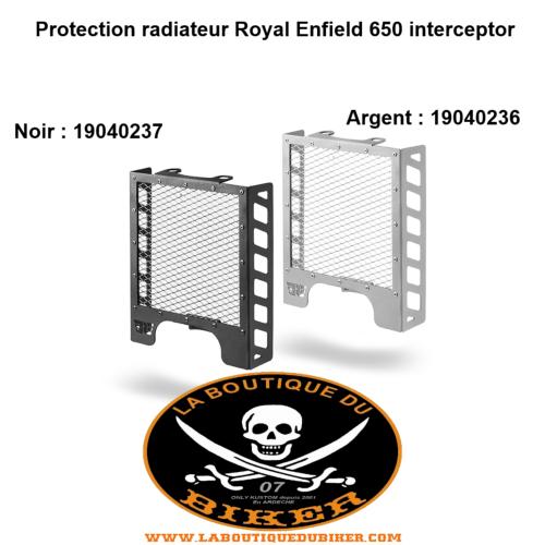 PROTECTION DE RADIATEUR ROYAL ENFIELD 650 INTERCEPTOR 2019-2021 NOIR...PE19040237 C-RACER RADIATOR GUARD S 19040237 / RG-RE-B