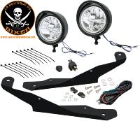 Kit d’éclairage LED Black Focus™ CAN-AM RYKER 2019-2022...SHOW CHROME DRIVING LIGHT KIT RYKER 20012283 / 41-402BK