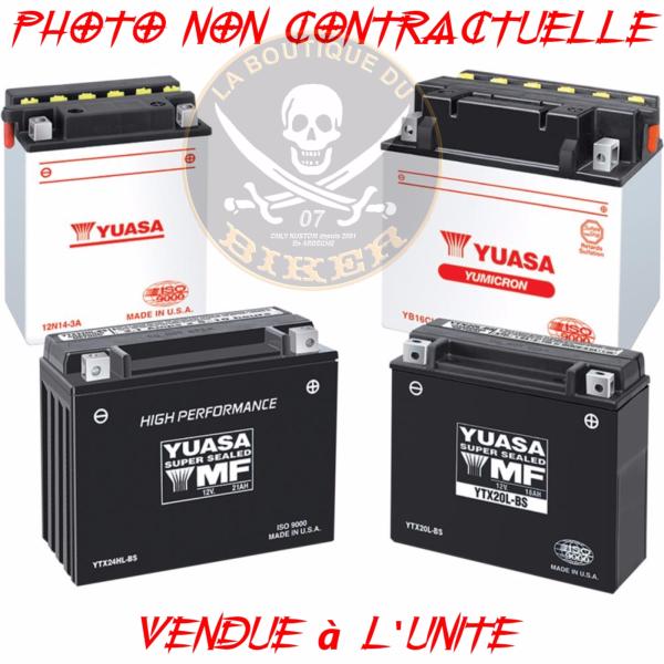 BATTERIE POUR HARLEY FLST/FXST/FXE/FXR...YTX20H-BS...YUASA BATTERY MNT FREE.93 LITER YTX20HBS / YTX20H-BS(CP