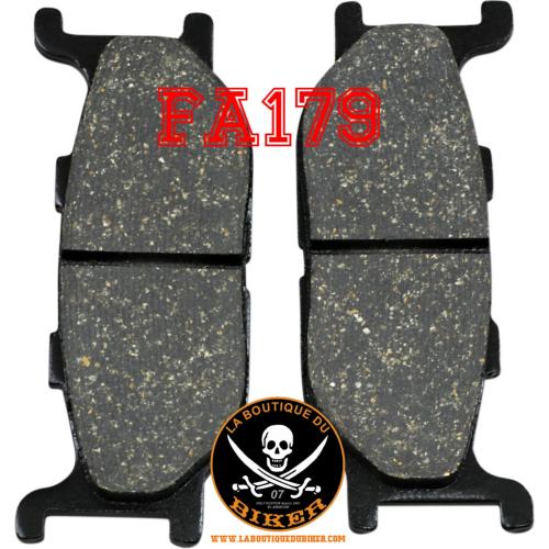 PLAQUETTES DE FREIN YAMAHA DRAG STAR AVANT...FA179 EBC BRAKE PAD FA SERIES ORGANIC 