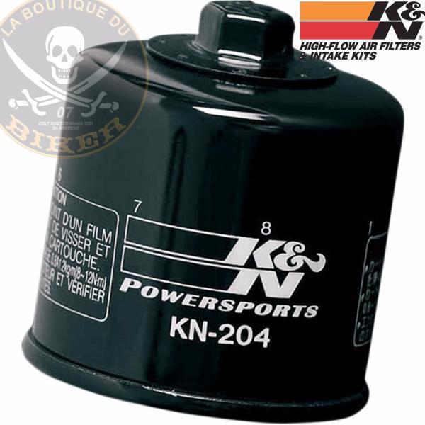 FILTRE A HUILE TRIUMPH...KN204-1 K + N OIL FILTER 07120550 / KN-204-1...LA BOUTIQUE DU BIKER