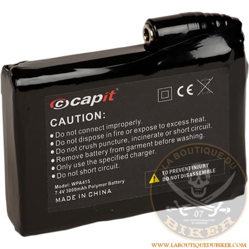 GILET CHAUFFANT BATTERIE...PE21130718 CAPIT WARMME BATTERY VEST 3000M