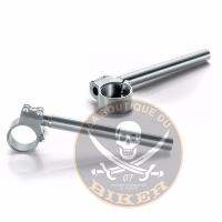 GUIDON BRACELET EN 25 POUR FOURCHE de 35MM...TRW CLIPON RACING HD 35MM SLV 06013262 / MCL35RAC-C