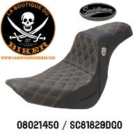 SELLE HD SOFTAIL A PARTIR 2018 #FLSB #FXLR #FXLRS #FXLRST SADDLEMEN GEL...PE08021450 SADDLEMEN SEAT SDC PERF GRIP GLD ST 08021450 / SC81829DGO