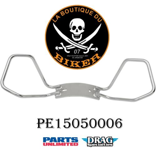 ACOUDOIR POIGNEES DE MAINTIEN HARLEY DAVIDSON FLHT / FLHR / FLTR / FLHX / HD TRIKE 2014-2022...PE15050006 DRAG SPECIALTIES PASSENGER HAND RAIL CHROME S28-0059C OEM #52400090