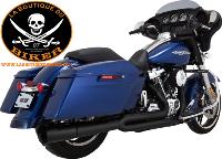 POTS HARLEY FLHT/FLHTX/ FLTRX/FLTRU/FLTRK/FLHX/FLHR 2017-2023...VANCE + HINES EXHAUST PRO-P.BLACK.17+ FL 18002572 / 47383 #LABOUTIQUEDUBIKER