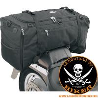 SAC POUR SELLE SADDLEMEN 52 Litres SADDLEMEN SPORT TAIL BAG TEXTILE BLACK...PE35160037...LA BOUTIQUE DU BIKER