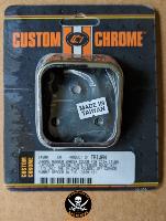 Custom Chrome- Rubber Spacer Chrome Cover for License Plate Fender Mount Kit CC14200 / CCI13199