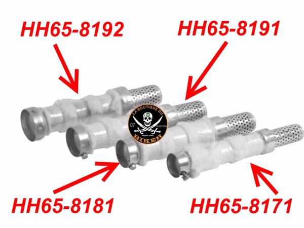 CHICANE EN DIAMETRE DE 41mm...H65-8171 Highway Hawk Silencer - Whisper Baffle for Drag Pipes d= 41cm...LA BOUTIQUE DU BIKER