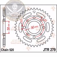 COURONNE ARRIERE HONDA VT125 SHADOW / 250 REBEL 520/32T...JT SPROCKETS SPROCKET REAR 32T 520 JTR27932 / JTR279.32